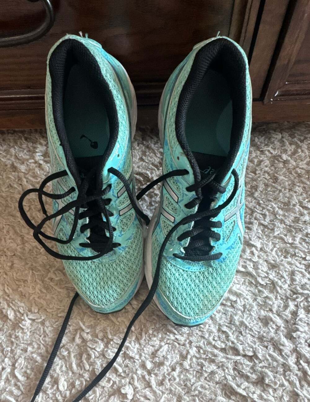 ASICS Gel-Excite 4 Running Shoes Aqua Blue Size 7